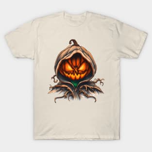 Cloaked halloween pumpkin T-Shirt